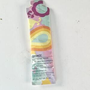 Amika Soulfood Nourishing Hair Mask Sew Buckthorn Berry Travel .7 fl oz 20ml New